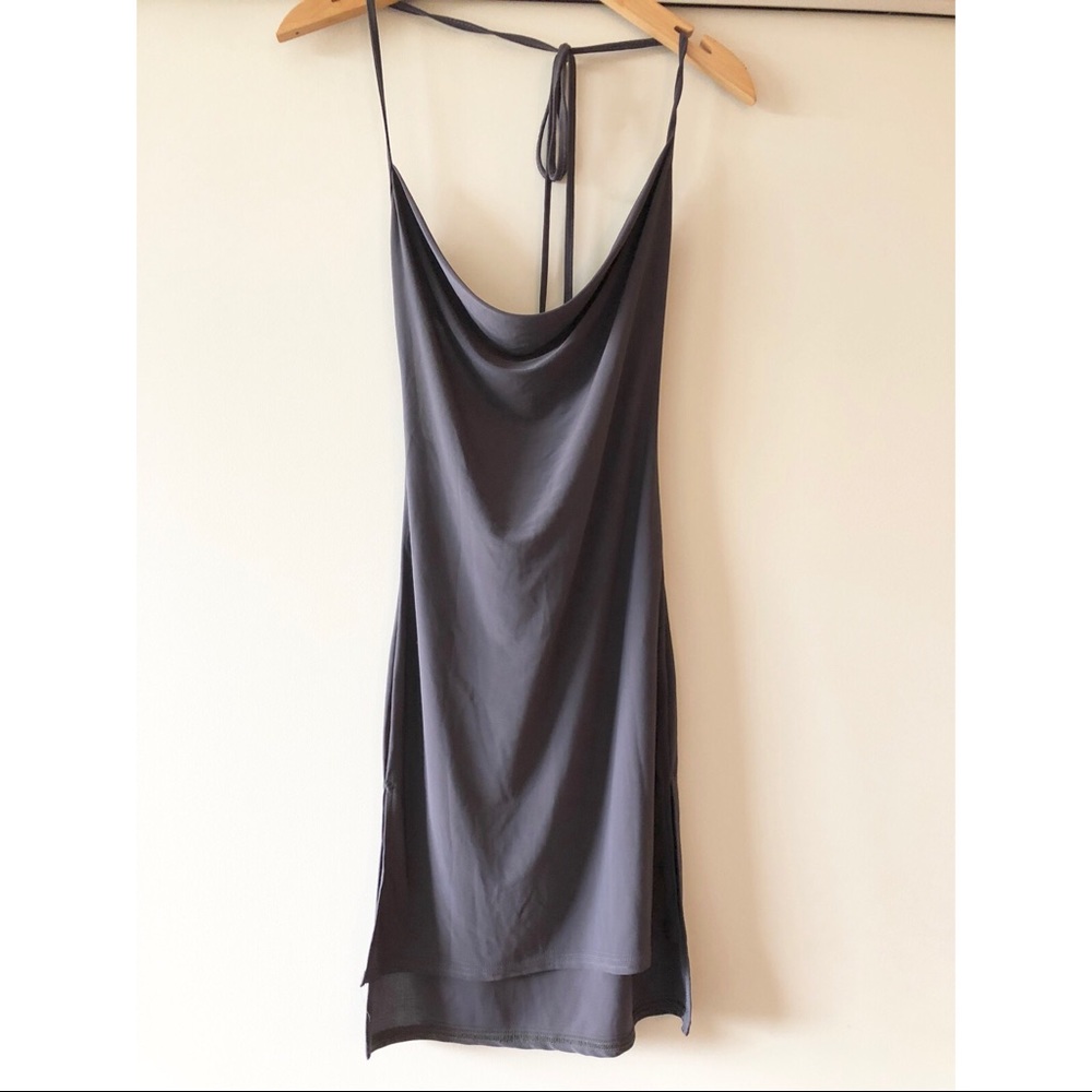Cowl Neck Mini Dress